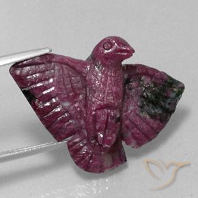 Rubi-Zoisite Boysenberry Roxo Natural 29.19ct, Chique, Opaco