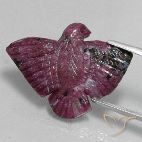Rubi-Zoisite Boysenberry Roxo Natural 29.19ct, Chique, Opaco