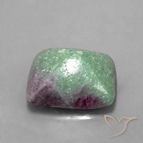 Rubi-Zoisite Multicolorido Natural 7.76ct, baguete, Opaco