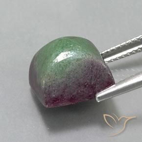 Rubi-Zoisite Multicolorido Natural 10.92ct, Quadrado, Opaco
