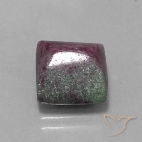 Rubi-Zoisite Multicolorido Natural 8.08ct, Quadrado, Opaco