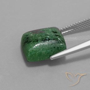 Rubi-Zoisite Multicolorido Natural 10.12ct, baguete, Opaco