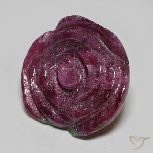 Rubi-Zoisite Multicolorido Natural 20.70ct, Flor cortada, Opaco
