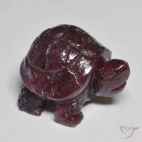 Rubi-zoisita roxo natural 24,16ct, forma extravagante, opaco