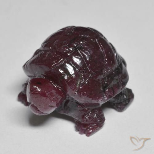 Rubi-zoisita roxo natural 24,16ct, forma extravagante, opaco