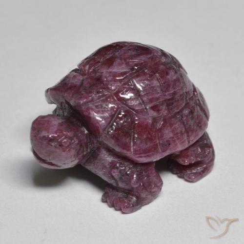 Rubi-Zoisite framboesa vermelha Natural 34.42ct, Chique, Opaco