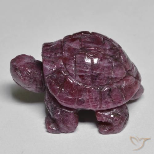 Rubi-Zoisite framboesa vermelha Natural 34.42ct, Chique, Opaco