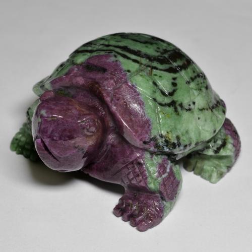 Rubi-Zoisite Multicolorido Natural 576.15ct, Forma extravagante, Opaco