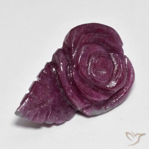 Rubi-Zoisite Multicolorido Natural 25.65ct, Flor cortada, Opaco