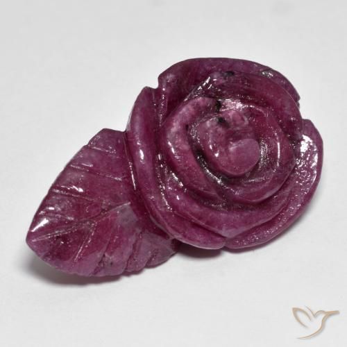 43.93ct Natural Multicolorido Rubi-Zoisite, Flor cortada, Opaco