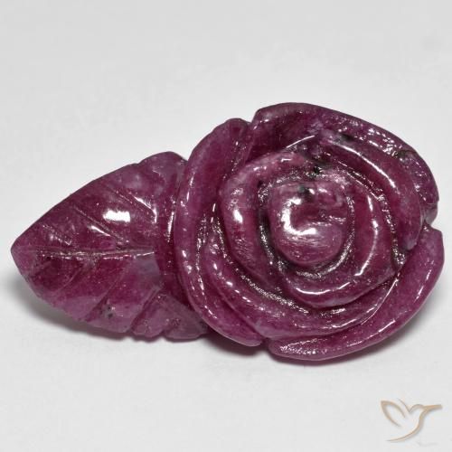 Rubi-Zoisite Multicolorido Natural 43.93ct, Flor cortada, Opaco