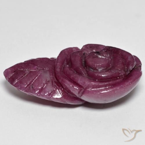 Rubi-Zoisite Multicolorido Natural 43.93ct, Flor cortada, Opaco