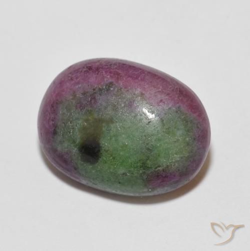 Rubi-Zoisite Multicolorido Natural 8.89ct, oval, Opaco