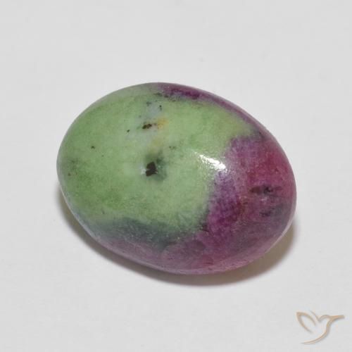 Rubi-Zoisite Multicolorido Natural 7.21ct, oval, Opaco
