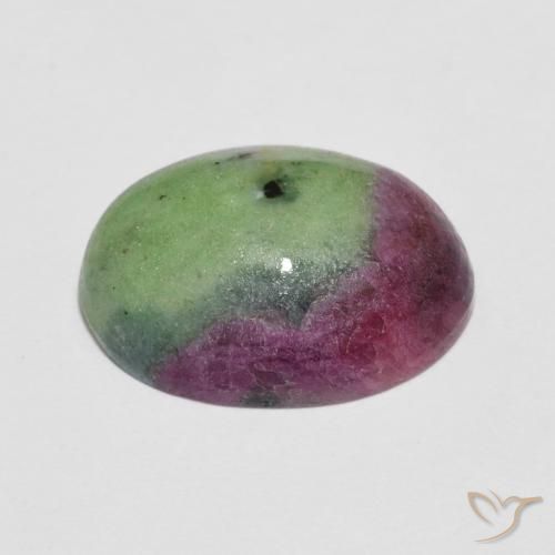 Rubi-Zoisite Multicolorido Natural 7.21ct, oval, Opaco