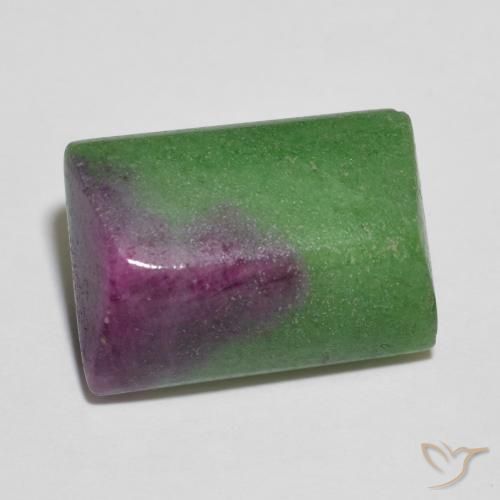 Rubi-Zoisite Multicolorido Natural 9.04ct, baguete, Opaco