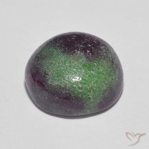 Rubi-Zoisite Multicolorido Natural 8.90ct, Redondo, Opaco