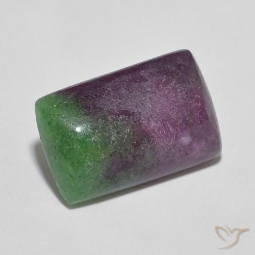 Rubi-Zoisite Multicolorido Natural 9.04ct, Almofada, Opaco