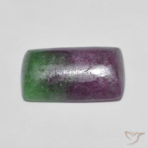 Rubi-Zoisite Multicolorido Natural 9.04ct, Almofada, Opaco