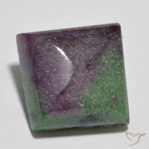Rubi-Zoisite Multicolorido Natural 8.06ct, Quadrado, Opaco