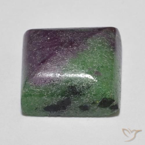 Rubi-Zoisite Multicolorido Natural 8.06ct, Quadrado, Opaco