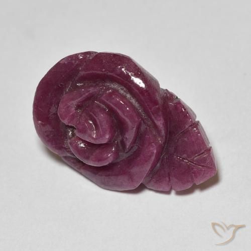 Rubi-Zoisite Multicolorido Natural 13.85ct, Flor cortada, Opaco