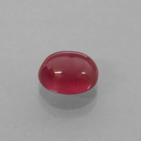 Rubi vermelho natural 2,82ct, transparente, transparente/translúcido