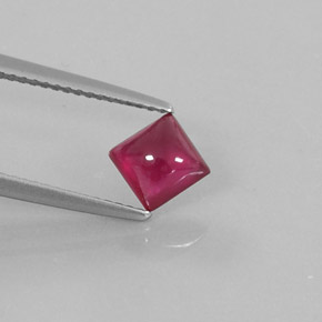Rubi vermelho natural 1,41ct, transparente, transparente/translúcido