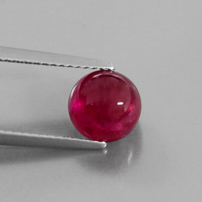 Rubi vermelho natural 3,23ct, transparente, transparente/translúcido