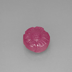 Rubi rosa natural 2,43ct, forma extravagante, translúcido