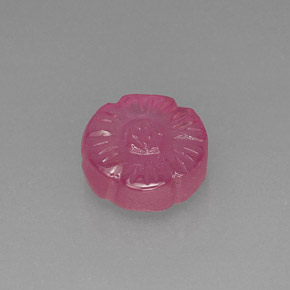 Rubi rosa natural 2,11ct, forma extravagante, translúcido
