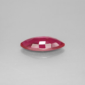 Rubi vermelho natural 1,97ct, marquise, VS-SI