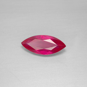 Rubi vermelho natural 2,00ct, marquise, VS-SI