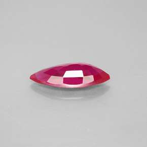 Rubi vermelho natural 2,00ct, marquise, VS-SI