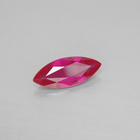 Rubi vermelho natural 1,61ct, marquise, VS-SI