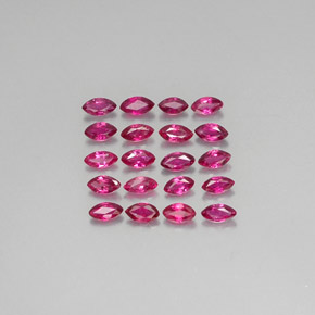Pedras preciosas de rubi vermelho natural de  ct, marquise, VS-SI