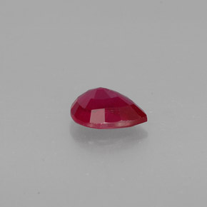 Rubi vermelho natural 1,45ct, formato de pêra, VS-SI