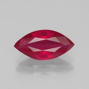Rubi vermelho natural 1,80ct, marquise, SI