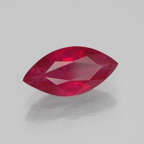 Rubi vermelho natural 1,80ct, marquise, SI