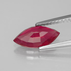 Rubi vermelho natural 1,80ct, marquise, SI
