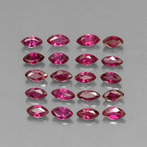 Pedras preciosas de rubi vermelho natural de  ct, marquise, VS-SI
