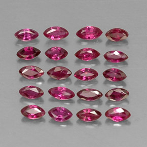 Pedras preciosas de rubi vermelho natural de  ct, marquise, VS-SI