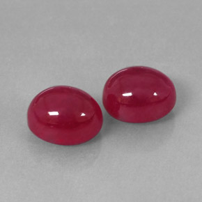 Pedras preciosas de rubi vermelho natural de  ct, transparente, transparente/translúcido