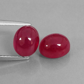Pedras preciosas de rubi vermelho natural de  ct, transparente, transparente/translúcido