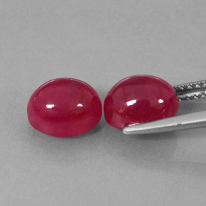 Pedras preciosas de rubi vermelho natural de  ct, transparente, transparente/translúcido