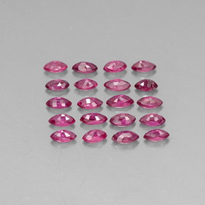 Pedras preciosas de rubi vermelho natural de  ct, marquise, VS-SI