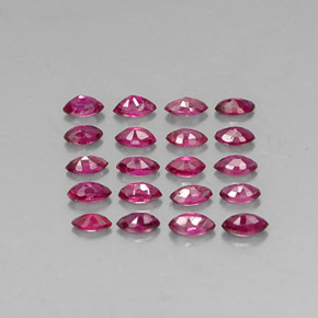 Pedras preciosas de rubi vermelho natural de  ct, marquise, VS-SI