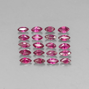 Pedras preciosas de rubi vermelho natural de  ct, marquise, VS-SI