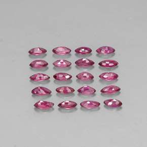Pedras preciosas de rubi vermelho natural de  ct, marquise, VS-SI