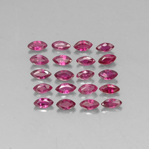 Pedras preciosas de rubi vermelho natural de  ct, marquise, VS-SI